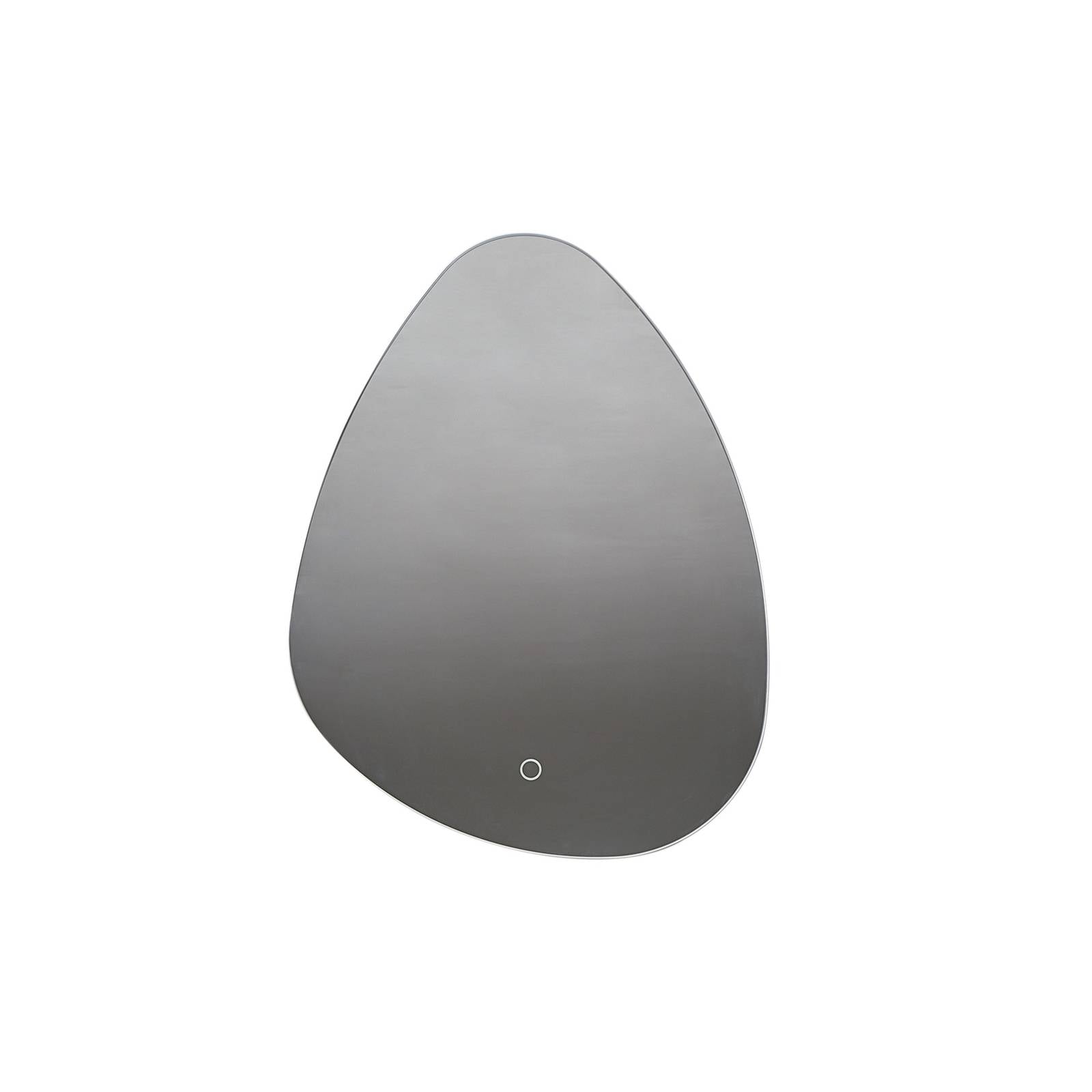 Lucande LED-Spiegel Celestiel, tropfenförmig, CCT, 60 cm