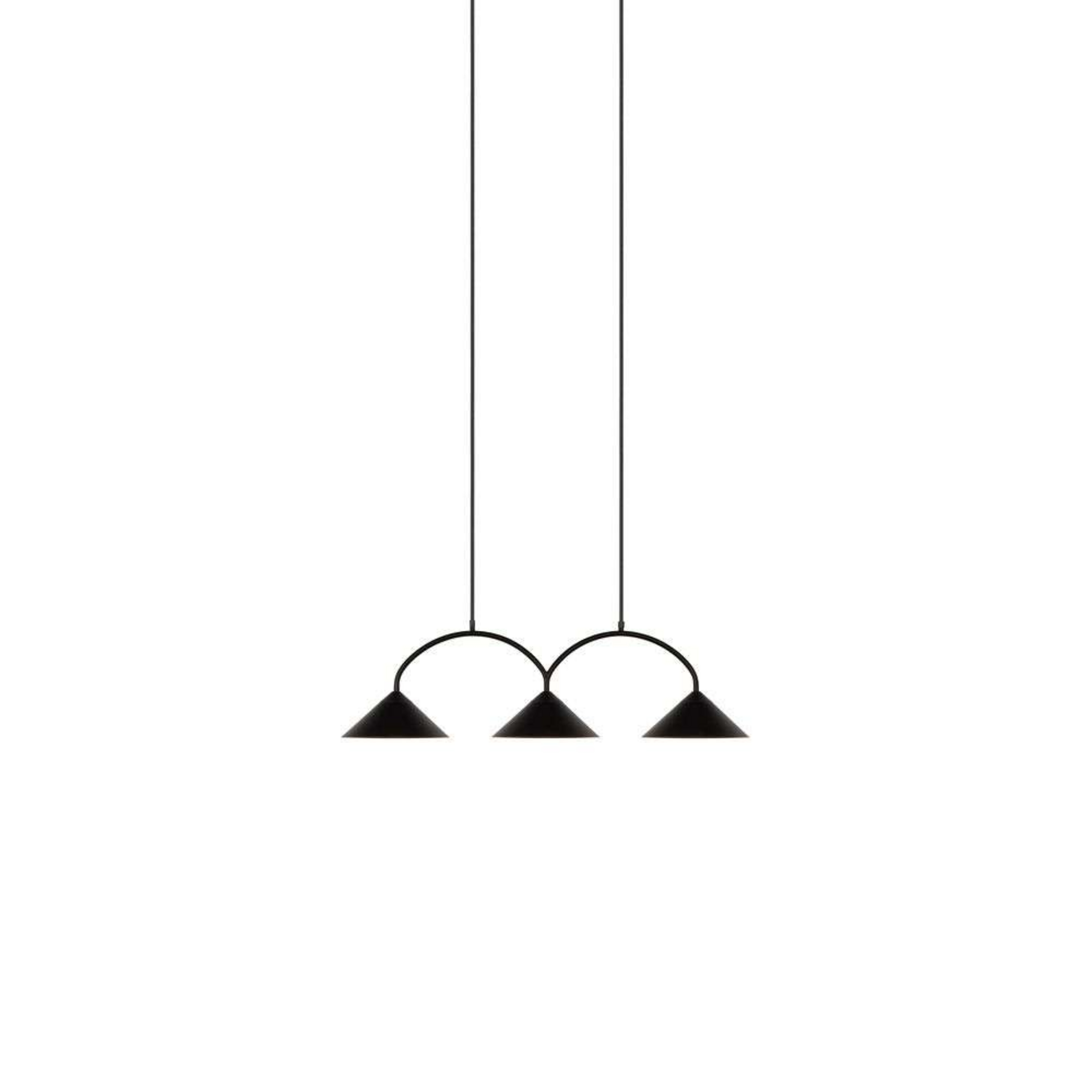 Curve 3 Pendelleuchte Black - Globen Lighting