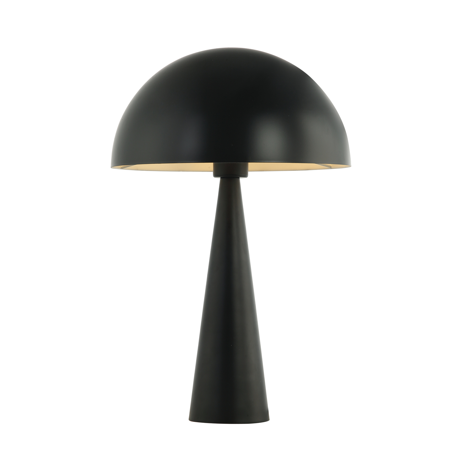 Table lamp 20210, metal, 47 cm high, matt black