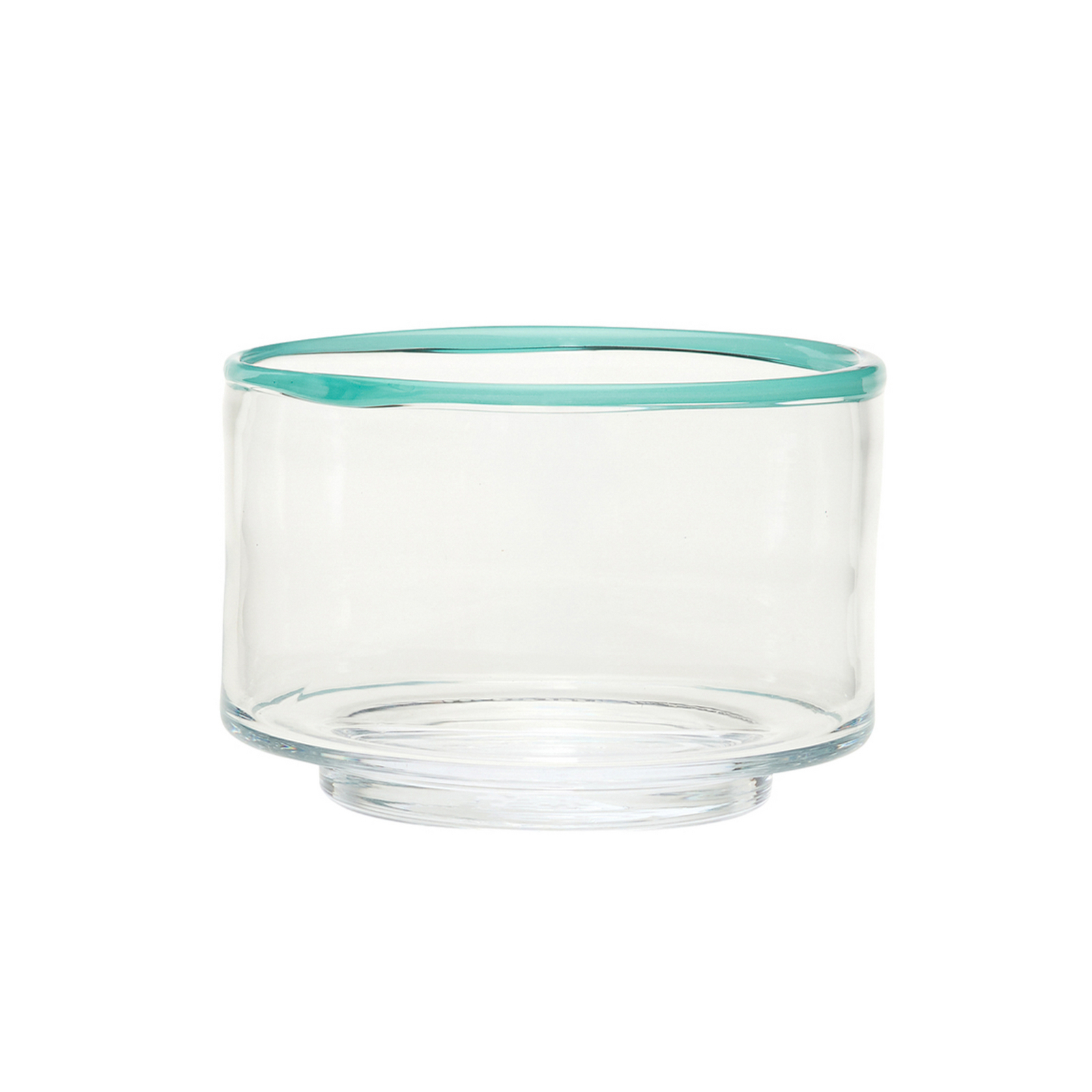 Cuenco Clea transparente/verde, Ø 20 cm, cristal - Hübsch