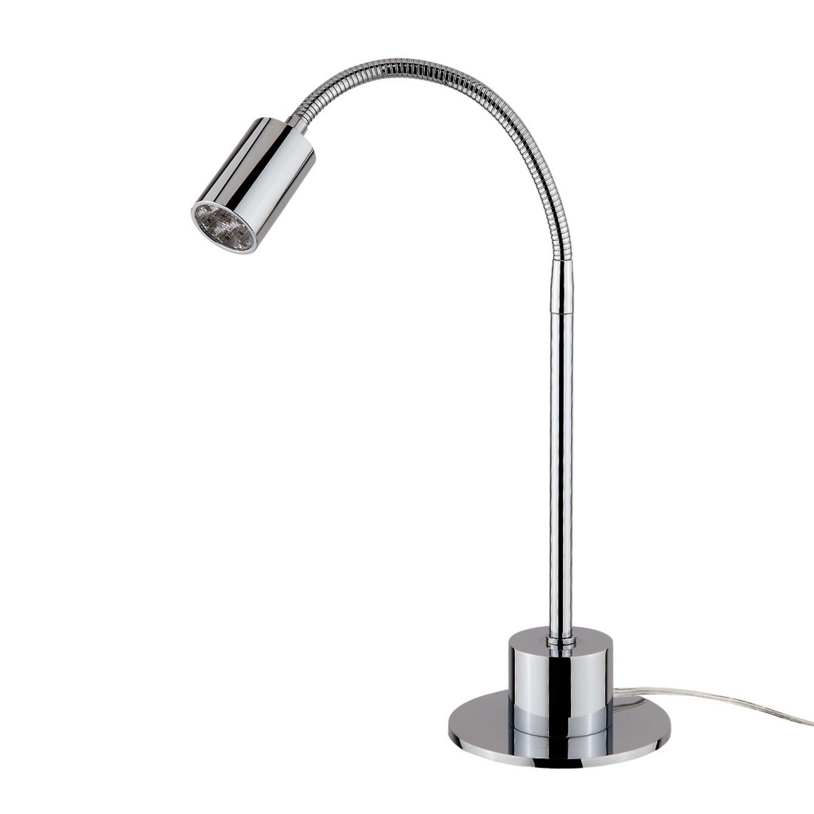 Busch Lampă de masă LED cromată lucioasă Karen - Camera de zi / sufragerie - modern - Metal
