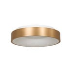 LED-loftslampe Ringlede, 2.700 K Ø 38 cm guld