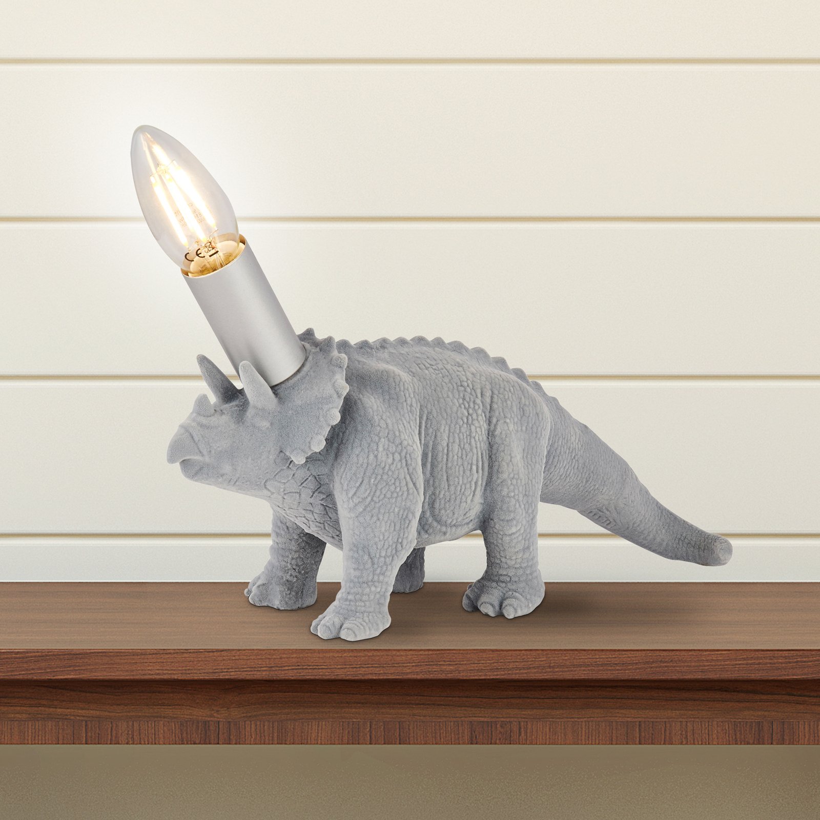 Bordslampa X Triceratops, keramik