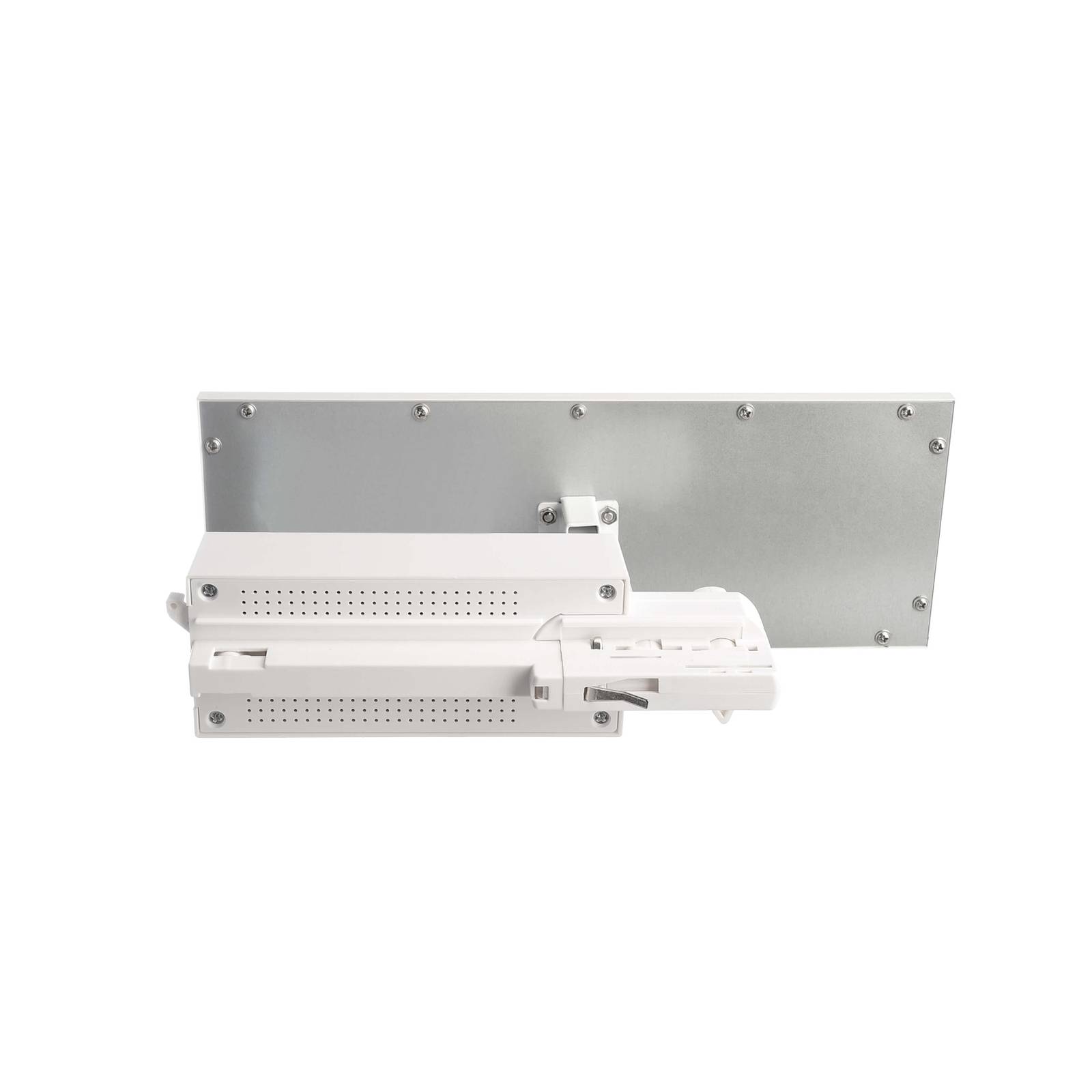 LED 3-Phasen Schiensystem Panel Track Light in Verkehrsweiß 20W 2200lm 4000 günstig online kaufen