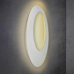 Applique murale LED Escale Blade Open, argent, Ø 95 cm