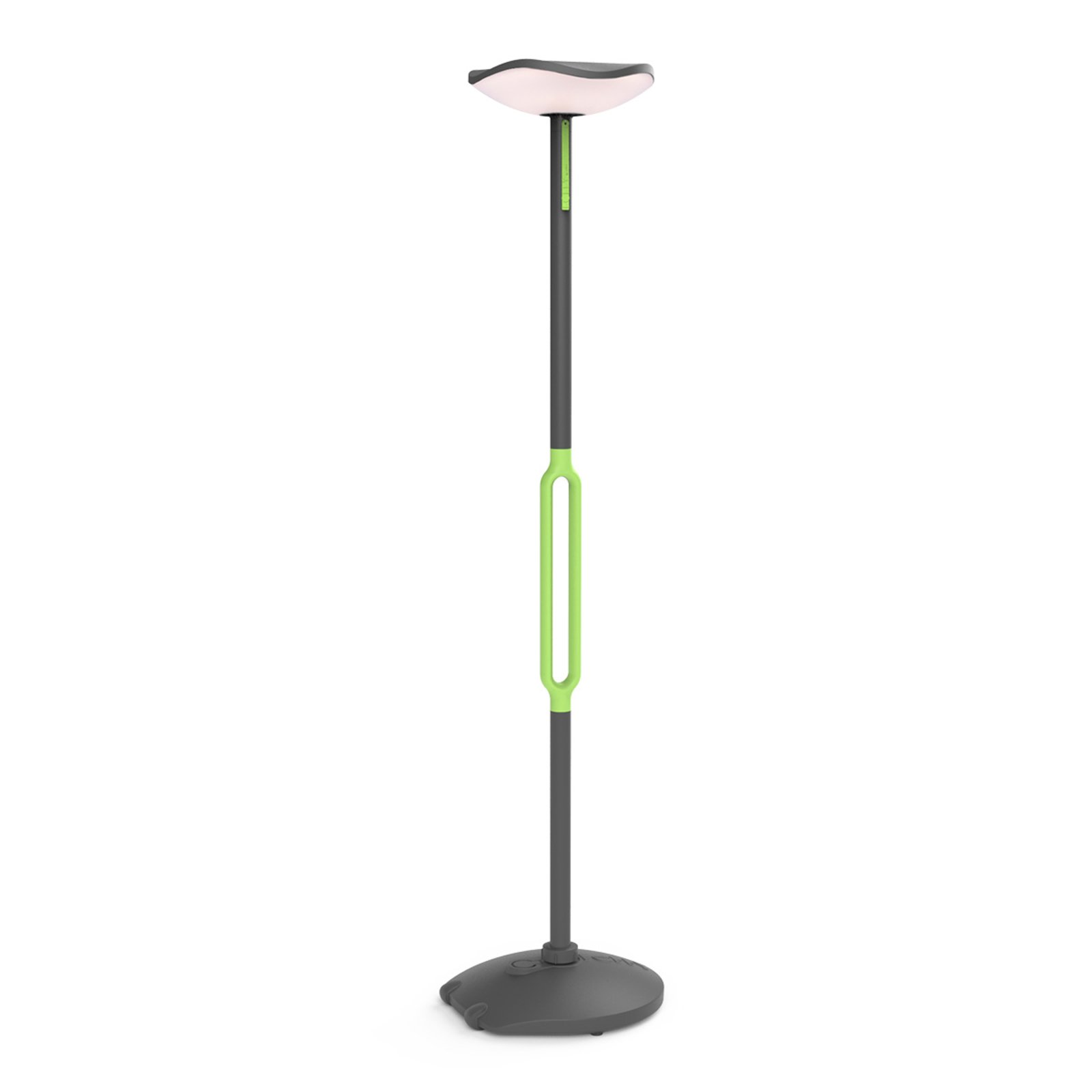Eco-Light Poppy LED solar floor lamp with 3 W speaker, plastic, 8 W, energy efficiency: A+, L: 38 cm, W: 38 cm, H: 193 cm