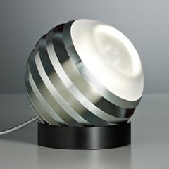 TECNOLUMEN Bulo - Lampada da tavolo LED, alluminio