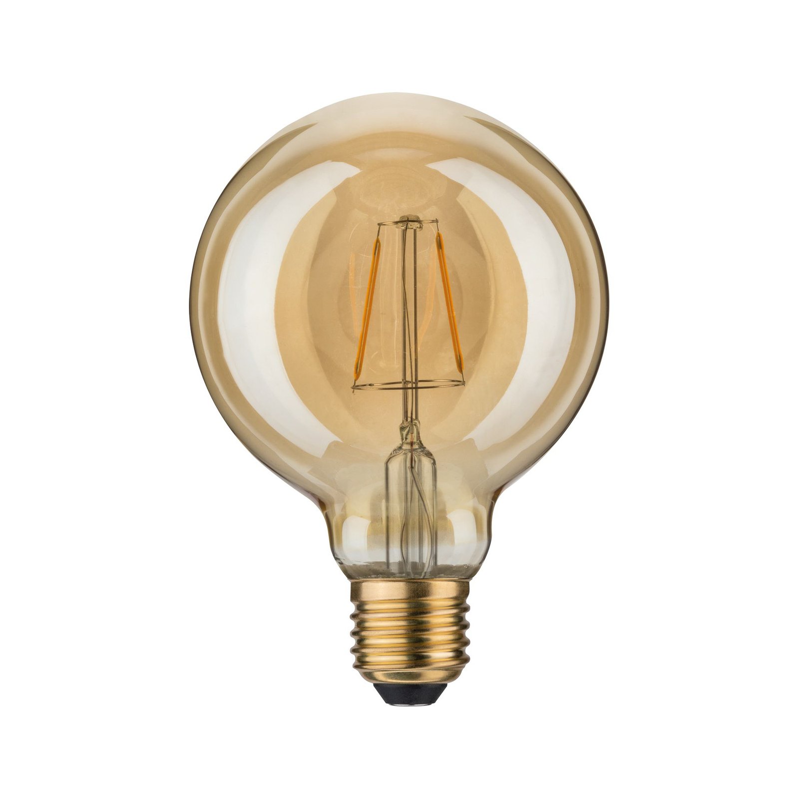 Lâmpada LED de incandescência G95 E27 2,7 W dourada 1.700K