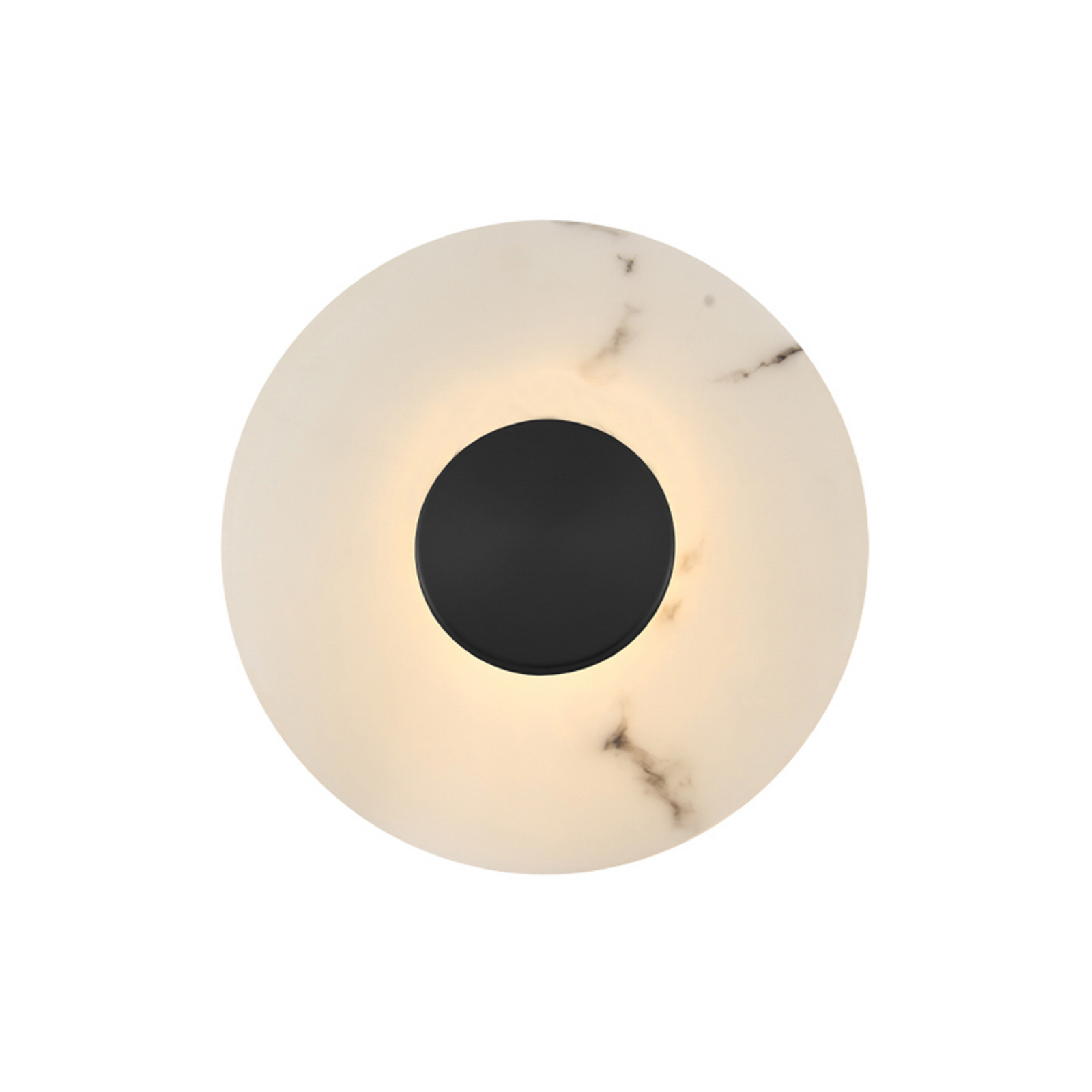 Φωτιστικό τοίχου LED Allison, σίδερο/λευκό, Ø 30 cm, μέταλλο Φωτιστικό τοίχου LED Allison, σίδερο/λευκό, Ø 30 cm, μέταλλο