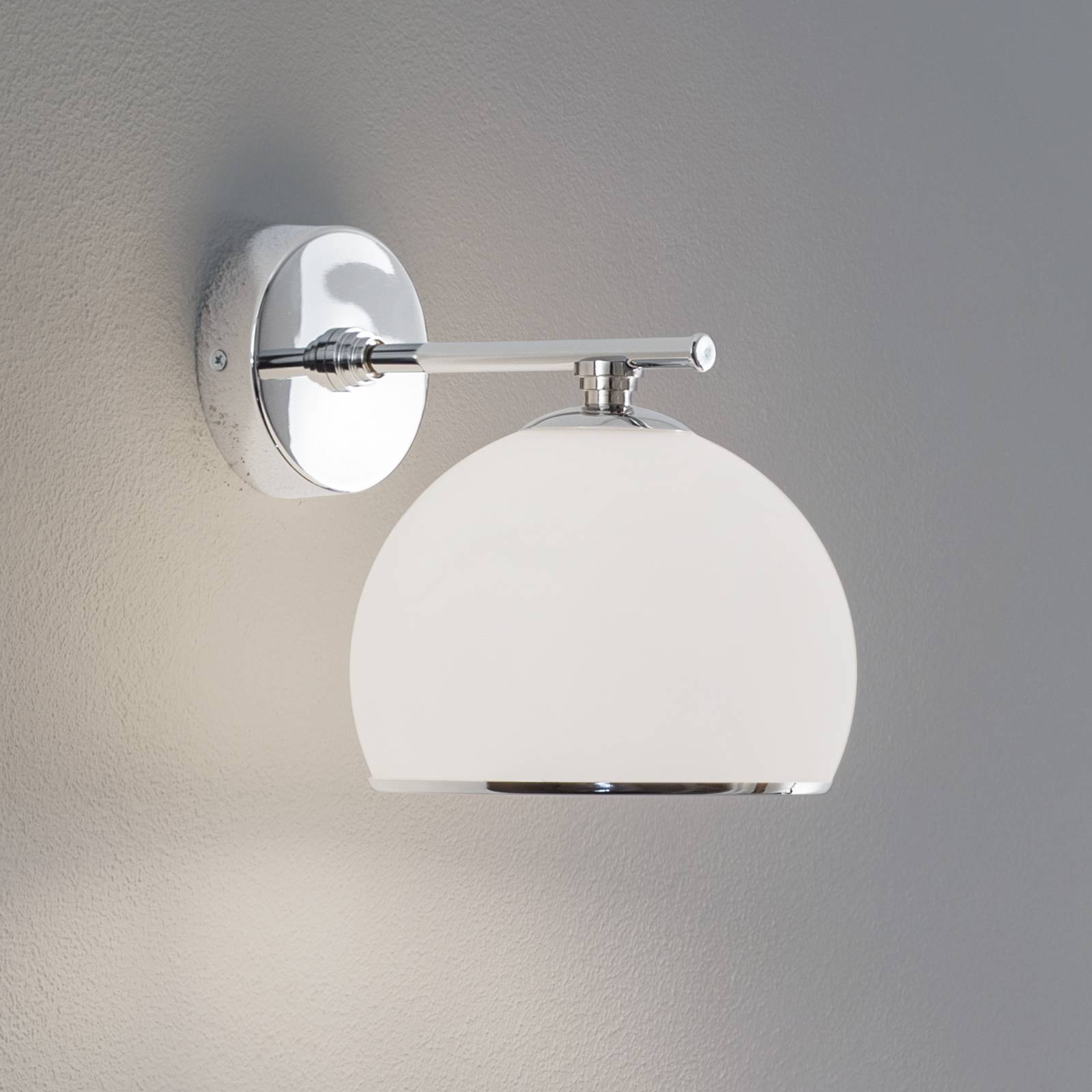 Wandleuchte Mina, chromfarben, Metall/Glas günstig online kaufen