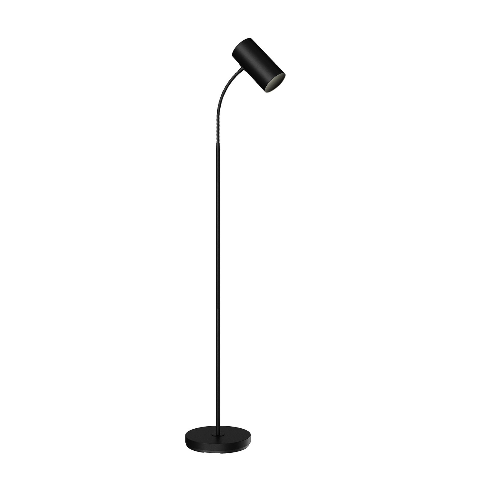 Karoli podna lampa crna - Lindby