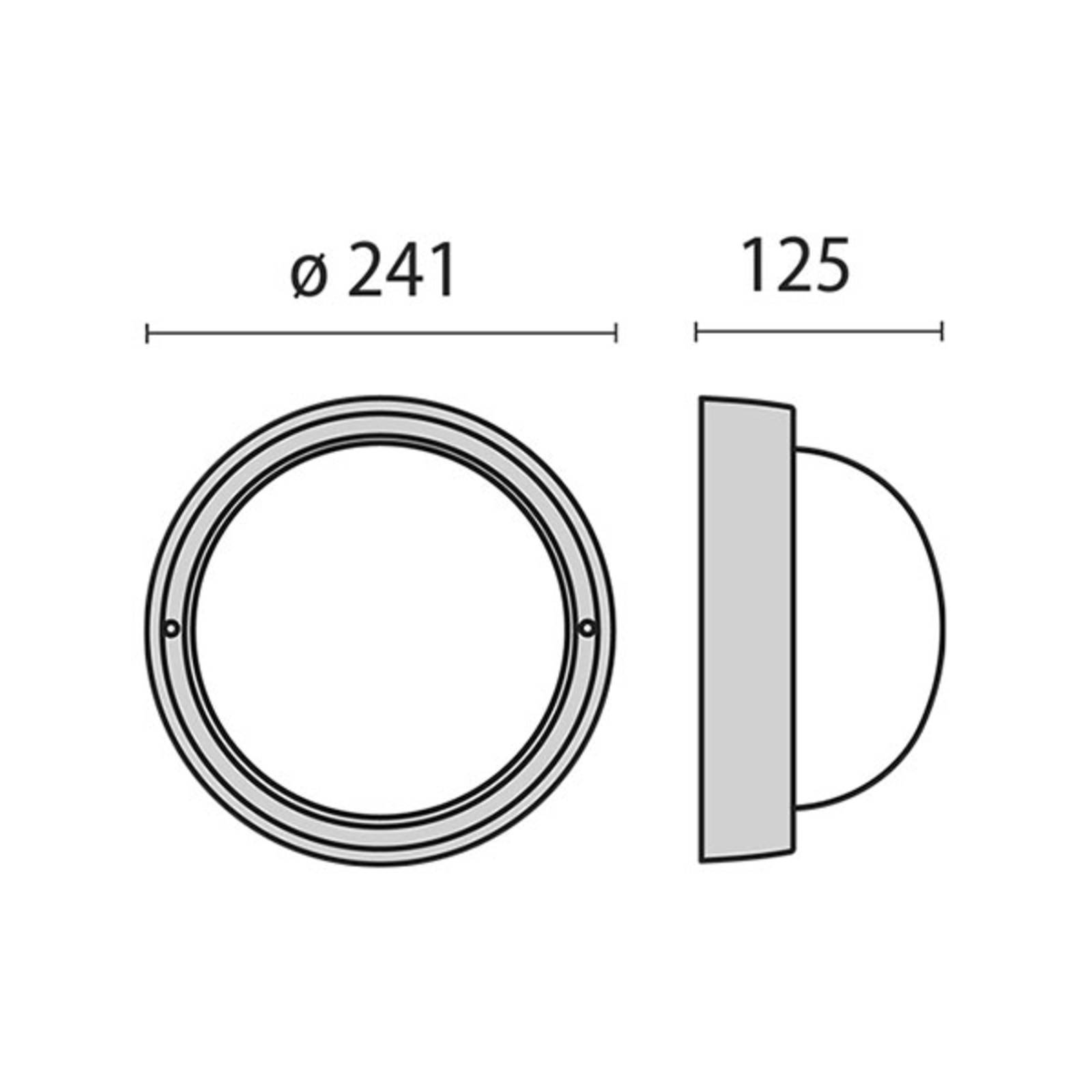 Performance in Lighting Applique Eko+21 avec E27 anthracite