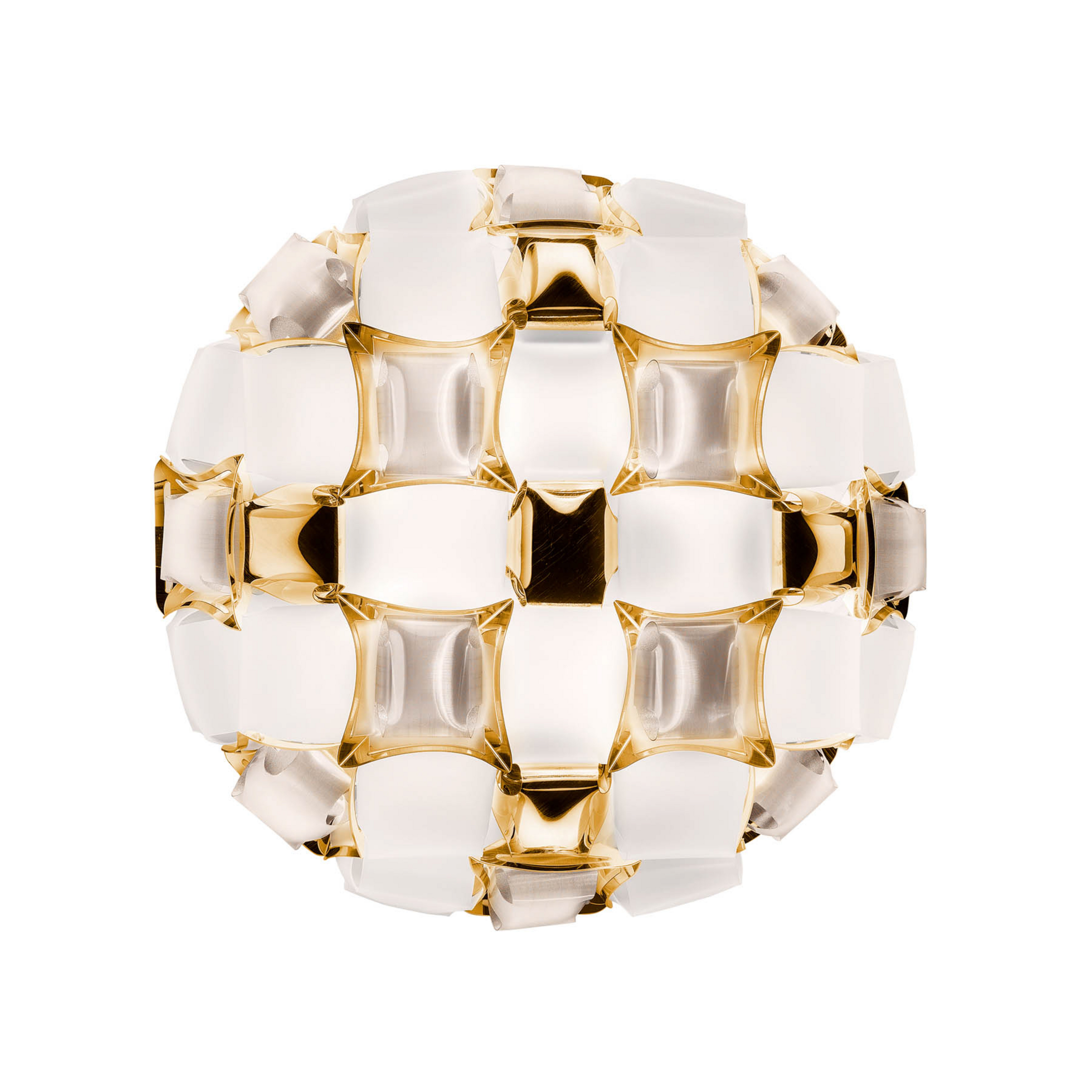 Mida Deckenleuchte/Wandleuchte Medium White/Gold - Slamp