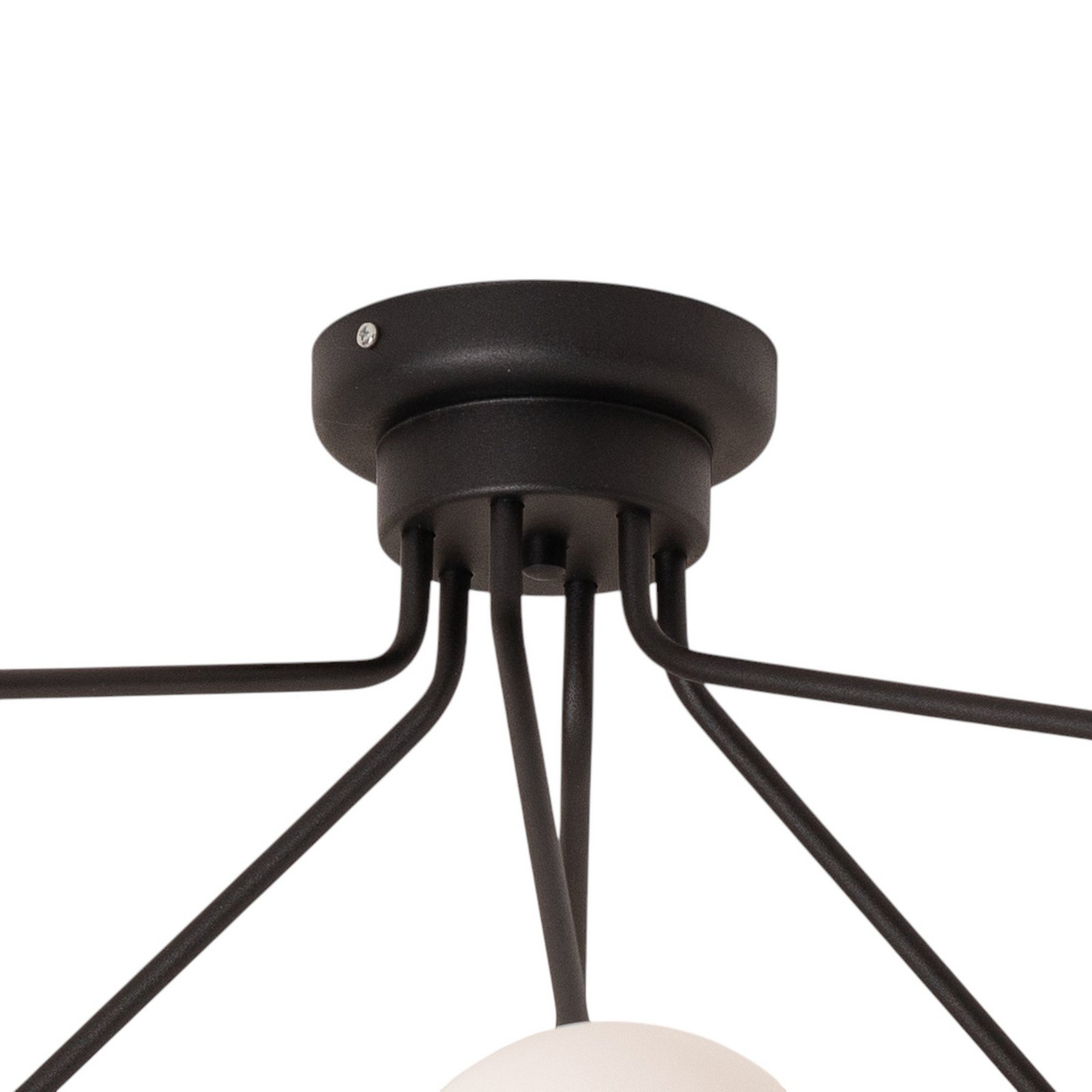 Ceiling light 1082PL_K1, 6-bulb, black