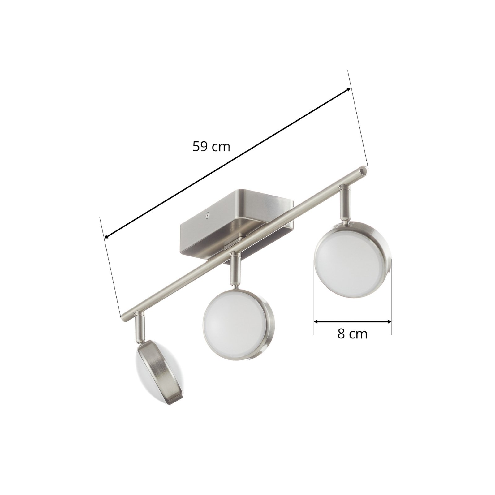 EGLO connect Corropoli-C LED-loftspot, 3 lyskilder