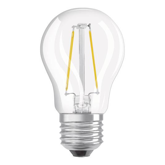 OSRAM LED-lampa E27 2,8 W dimbar varmvit klar