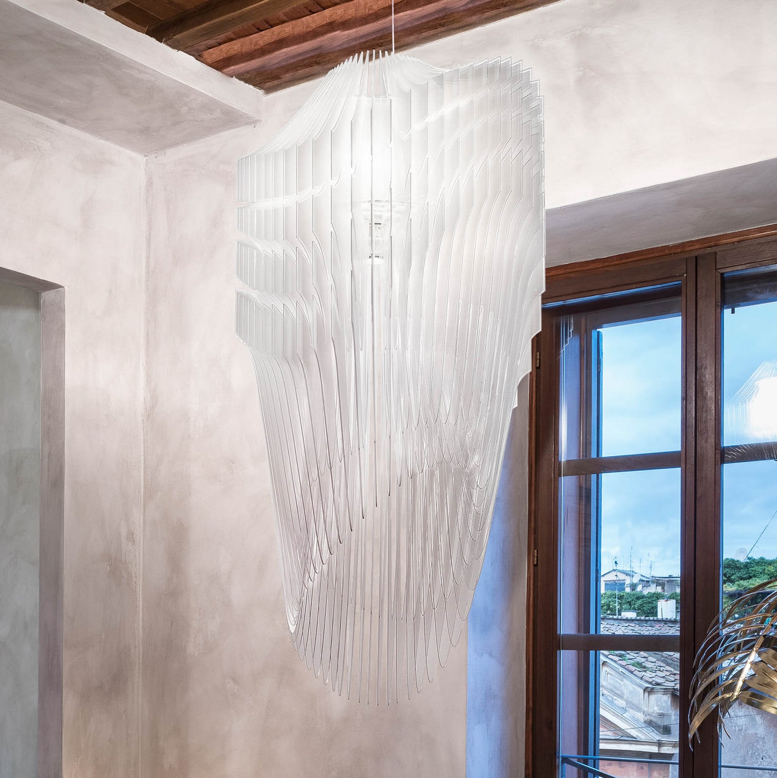 Avia Pendant S White Slamp - Stue - Design - Plastik - Med én lyskilde