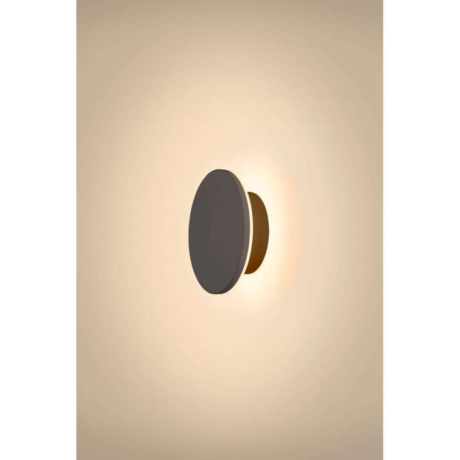 D-Ring Wandleuchte Up/Down S IP65 Black SLV - Aluminium