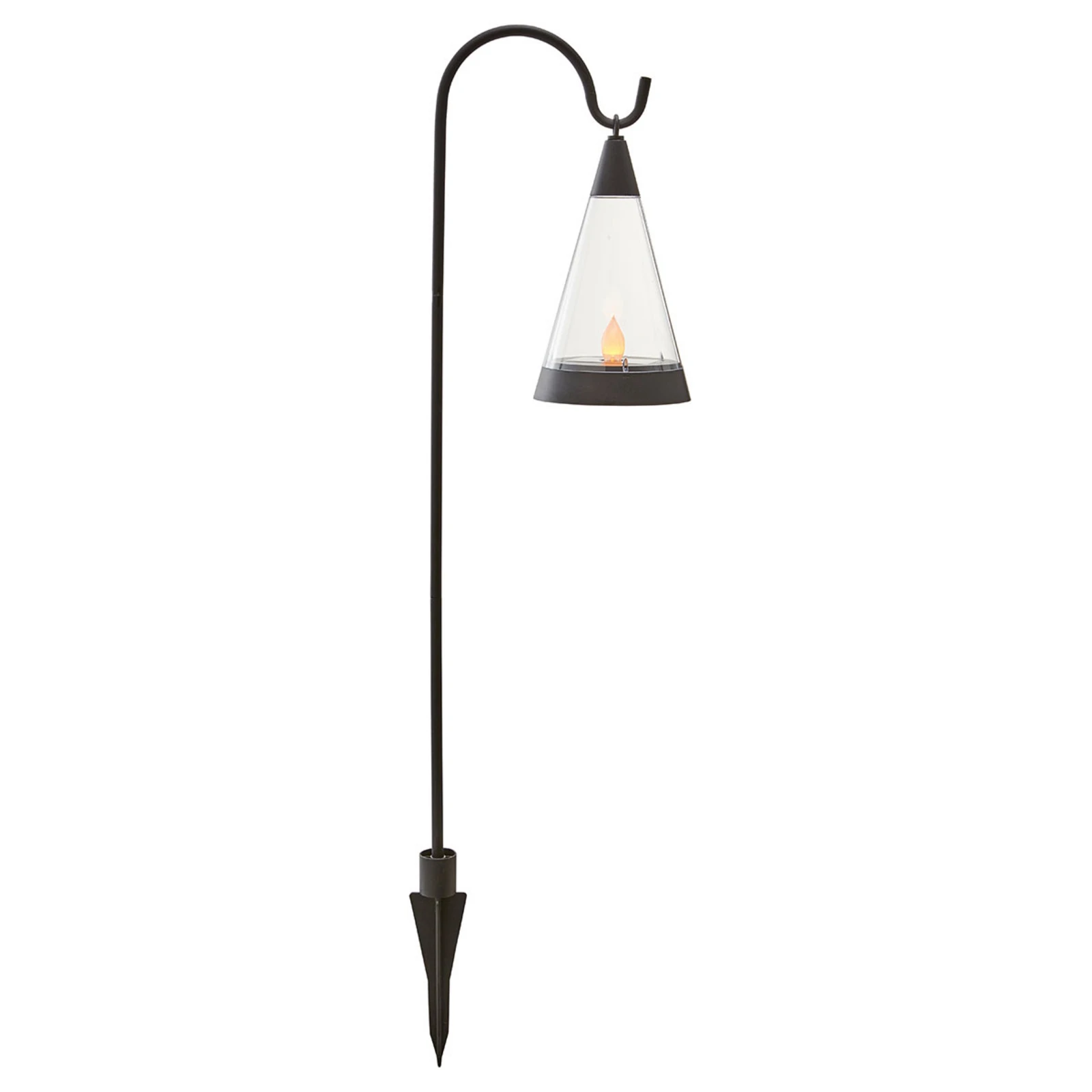 3-i-1 LED-solcellelampe Pisa jordspyd (valgfritt)