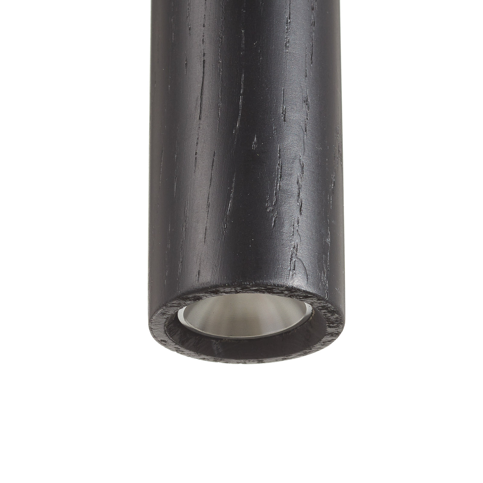 UMAGE Chimes Cluster 3 hanging light, black oak, for Living / Dining Room, oak wood, steel, 2 W, energy efficiency: A+, H: 22 cm