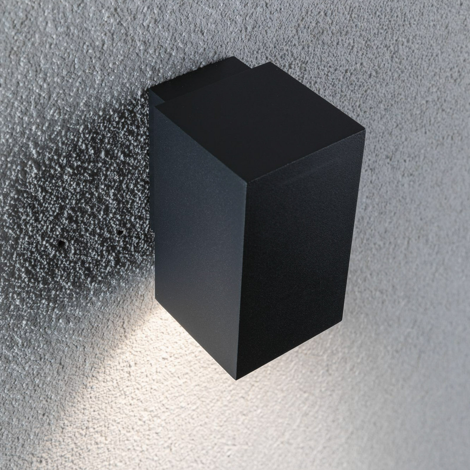 Paulmann Flame wall lamp 1-bulb 10.3 cm anthracite