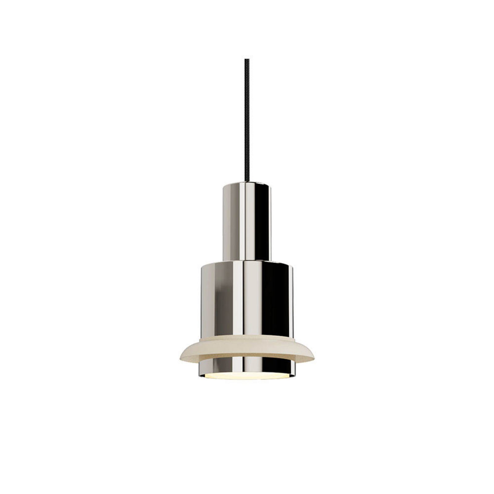 Chaumont Pendelleuchte Ø15xH22 Nickel/White - DCW