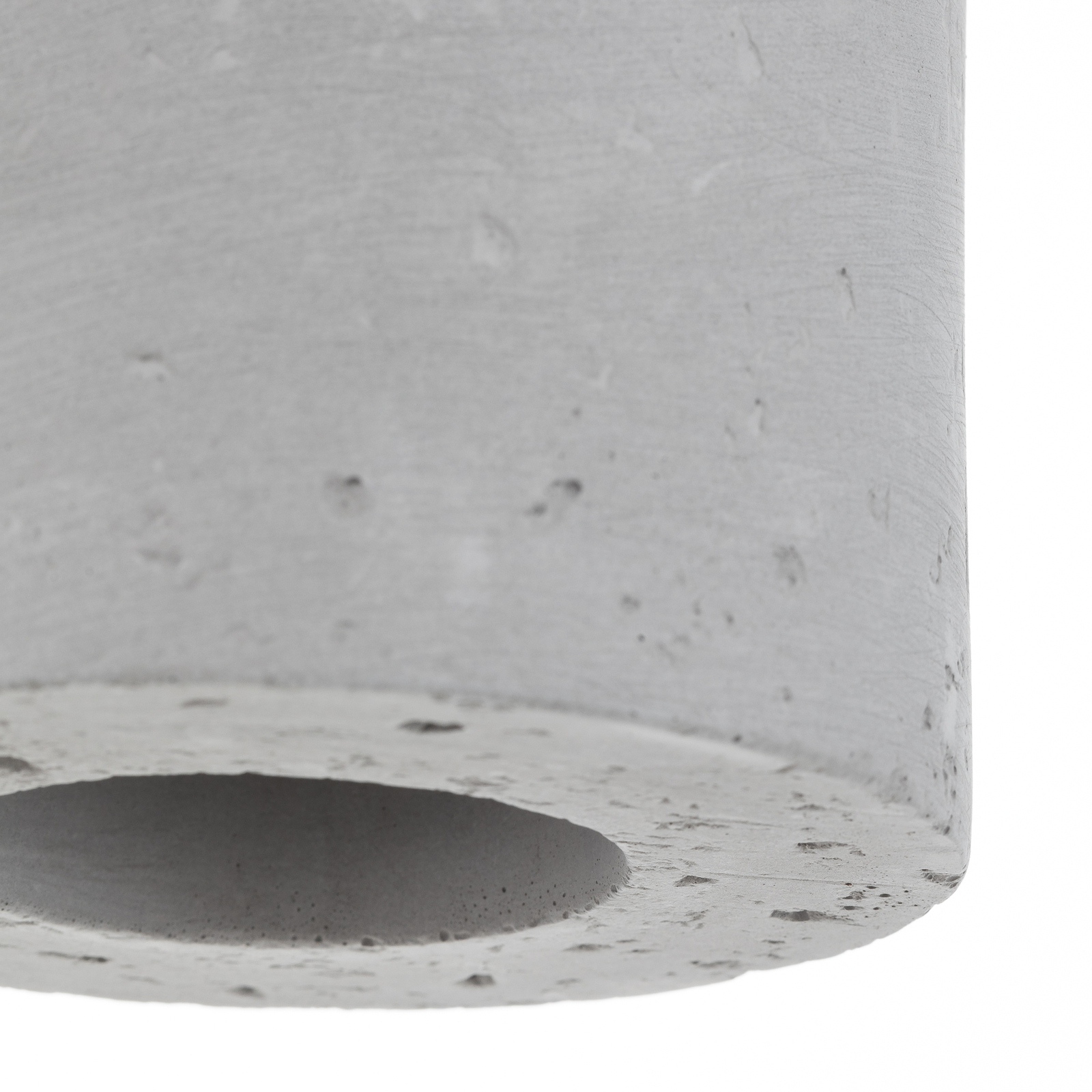 Plafonnier Ara en forme de cylindre en béton Ø 10cm