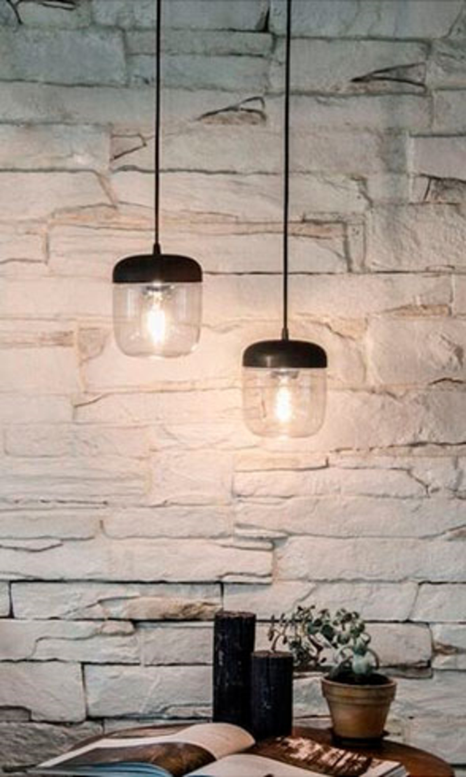 Acorn Pendant Polished Steel - UMAGE