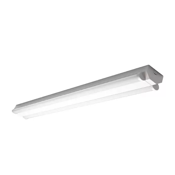 Lampenwelt Basic 2 - zweiflammige LED-Deckenlampe 120cm