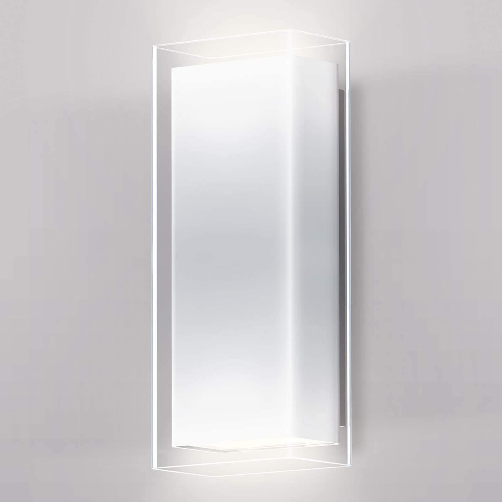 serien.lighting Rod Wall LED stenska svetilka opalno bela
