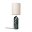 Dark green marbled / Cream