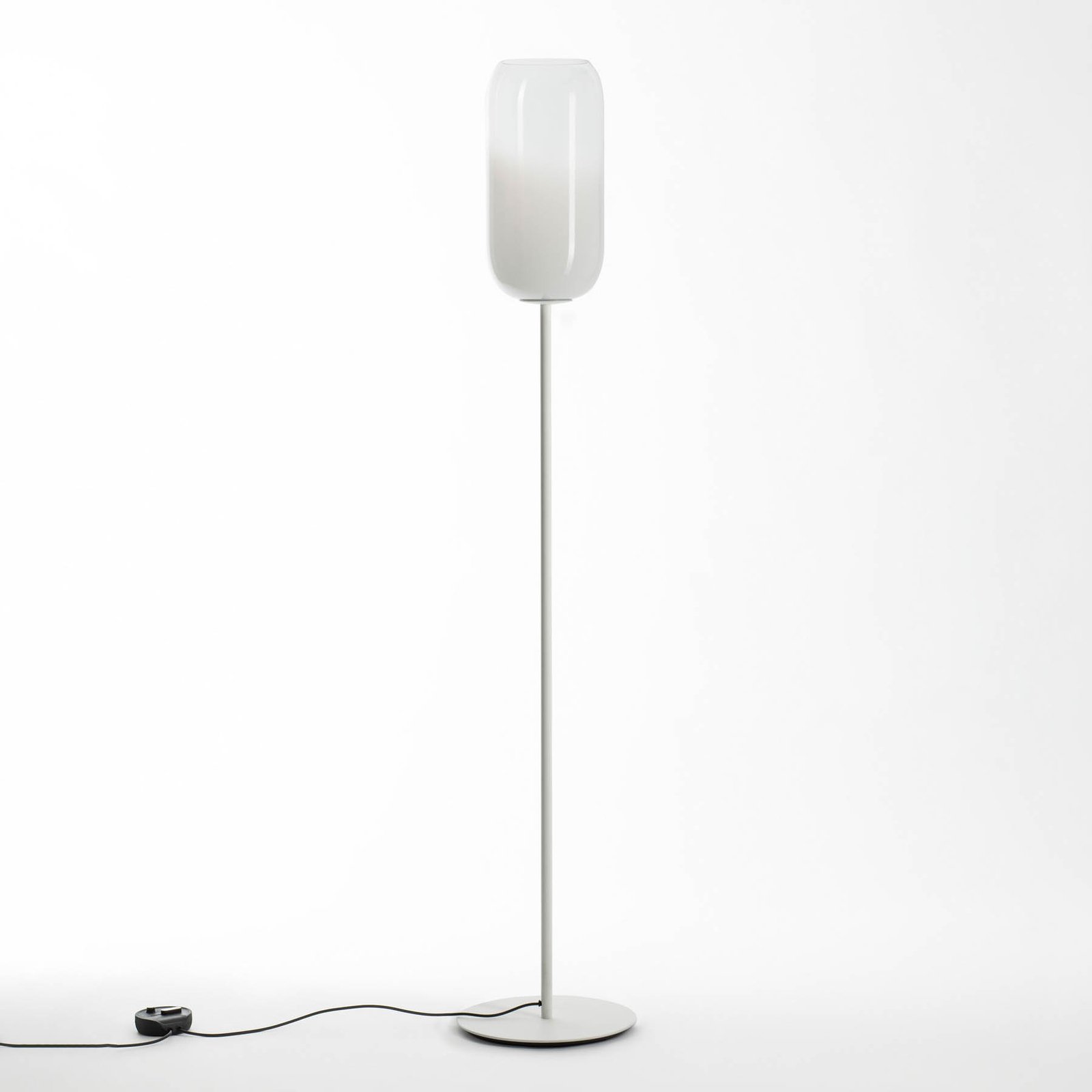 Artemide Gople floor lamp, white/white