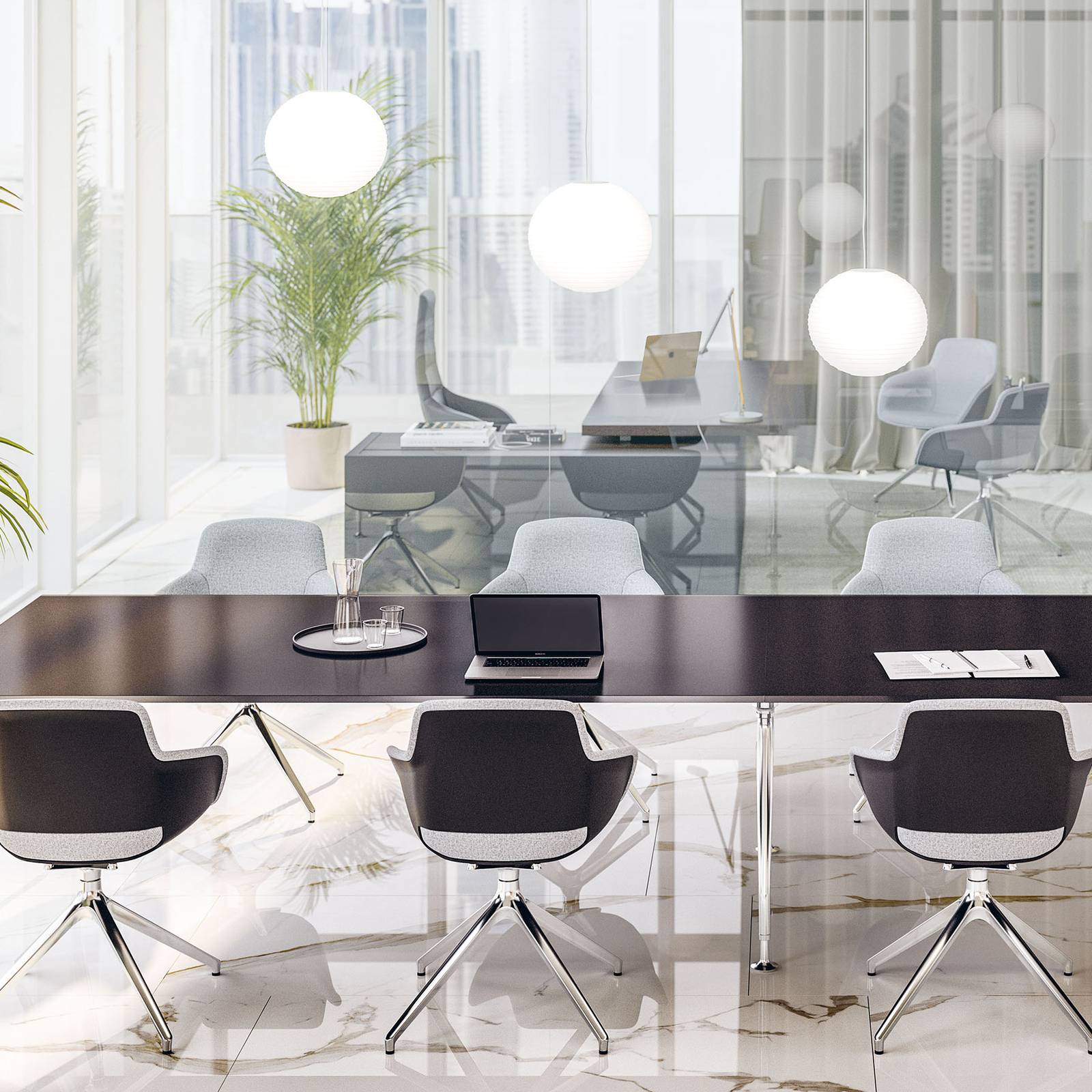 Rotaliana Flow Glass H1 lampa wisząca Ø 43 cm