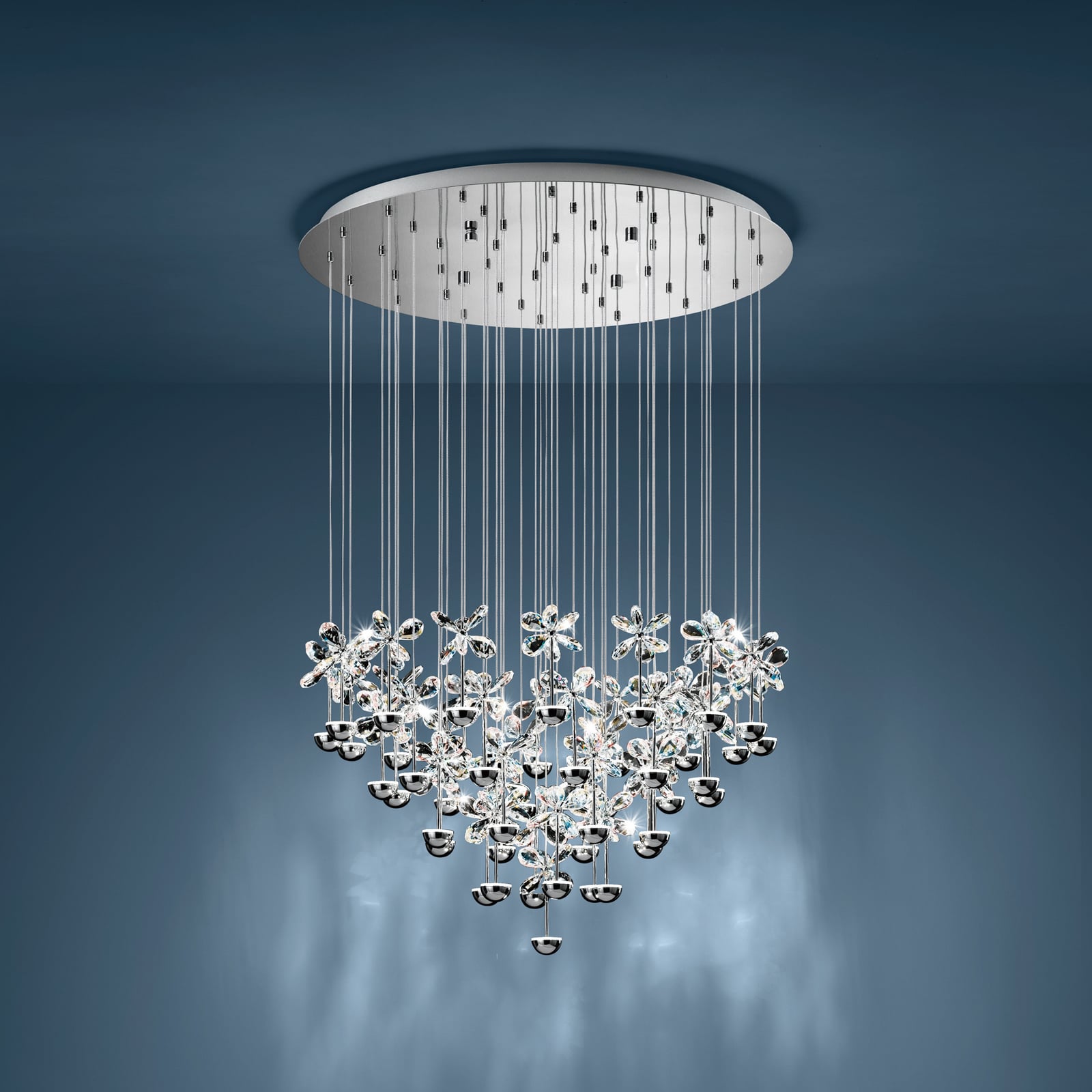 Suspension Pianopoli chromée 78x110 cm - EGLO Stars of Light