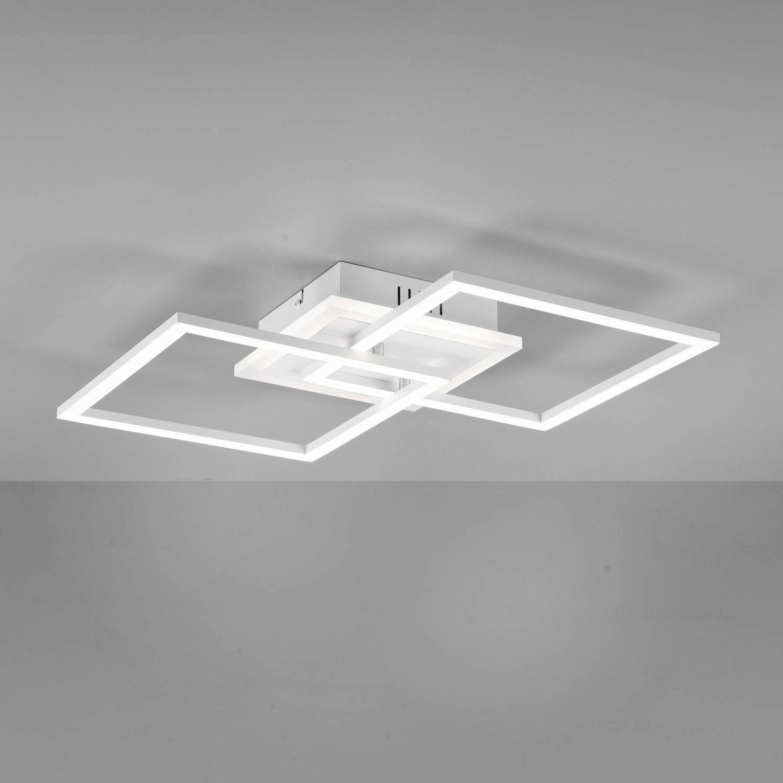 LED ceiling light Venida with squares
