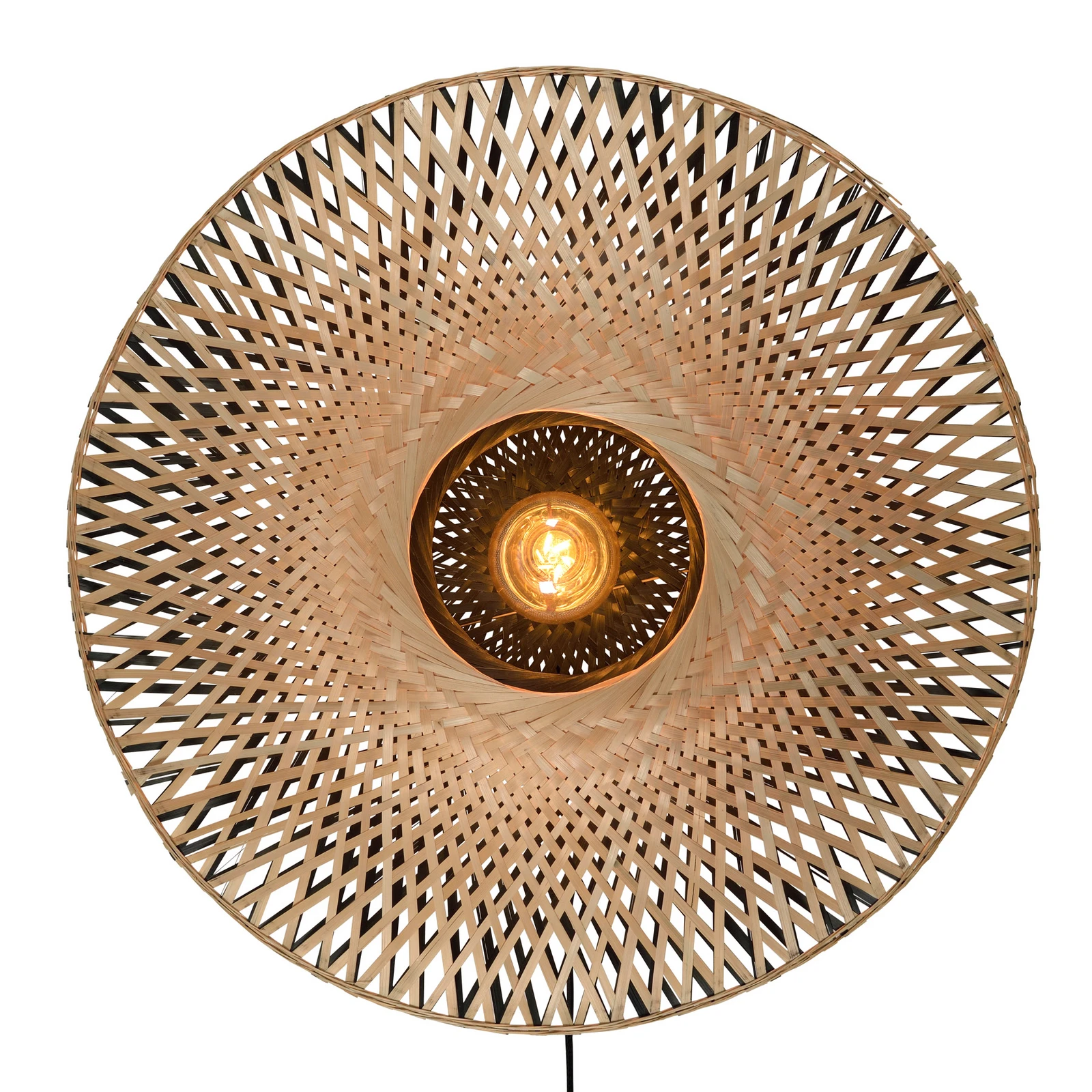 GOOD & MOJO Kalimantan Wand, naturel/noir, Ø 60 cm