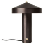 Lampa stołowa OYOY Living Design Hatto, brązowa, metalowa, E27