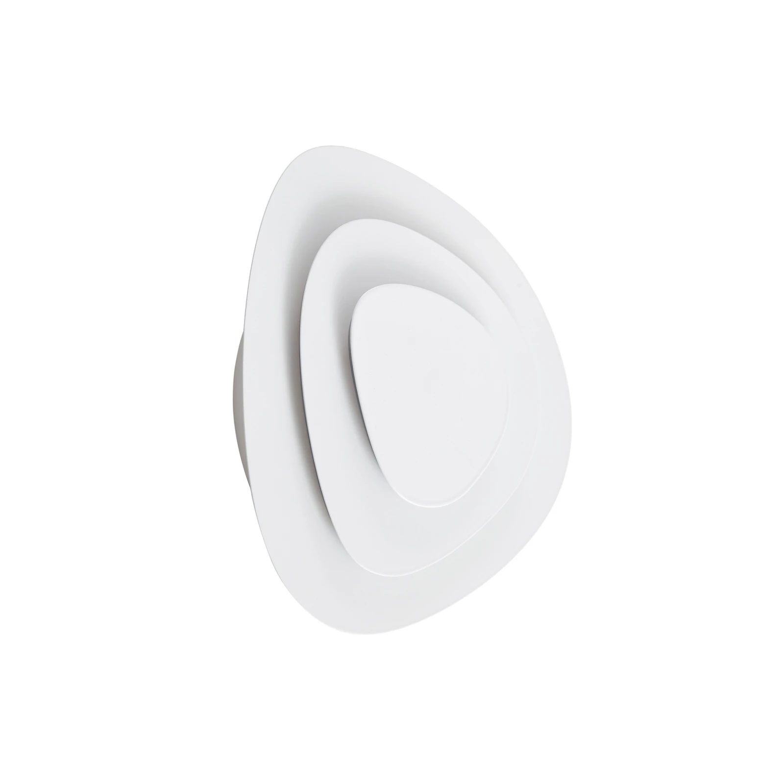 Φωτιστικό τοίχου LED Lindby Delar, λευκό, 25 x 25 cm, με δυνατότητα ρύθμισης
