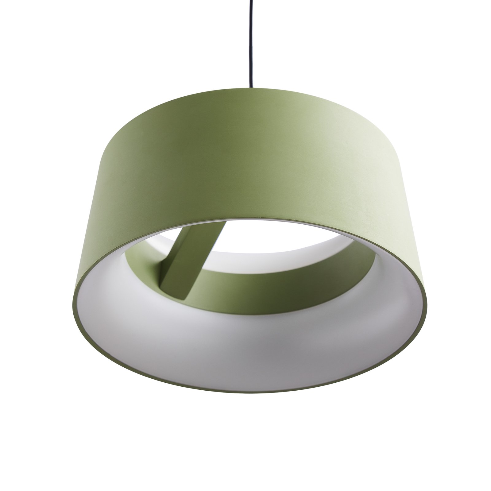 LOOM DESIGN Hanglamp Cookie, groen, aluminium Ø 15 cm