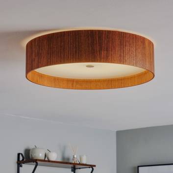 Lara wood - LED-kattolamppu pähkinäpuusta 55 cm