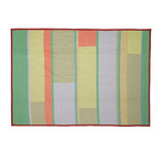 Pavillion Decke, korall/multifarbig, 140x200 cm - HÜBSCH