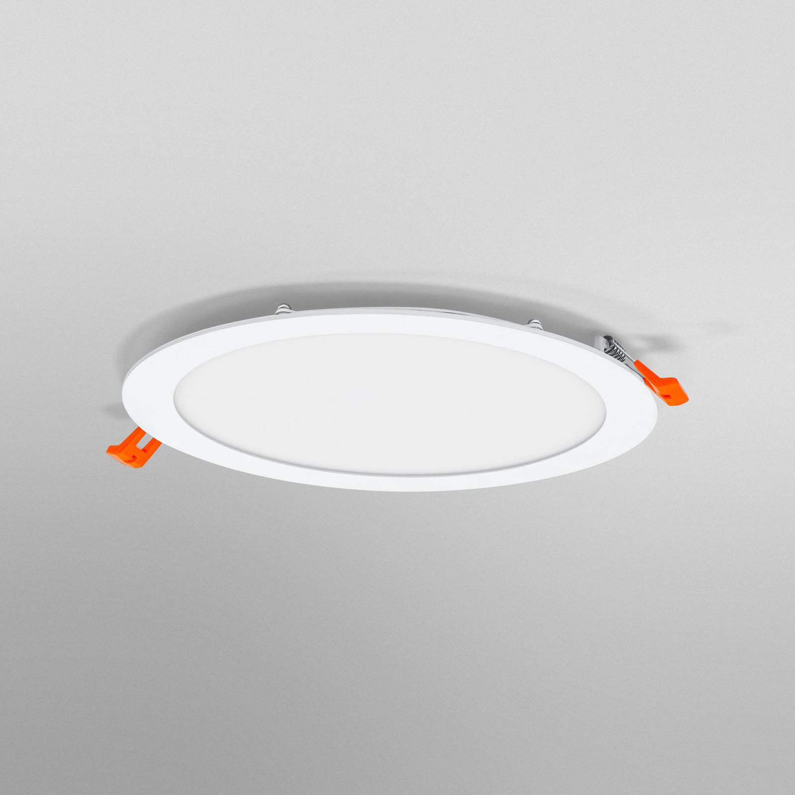 Wpuszczana lampa sufitowa LED OSRAM SLIM, Ø 23 cm, 3000 K, biała