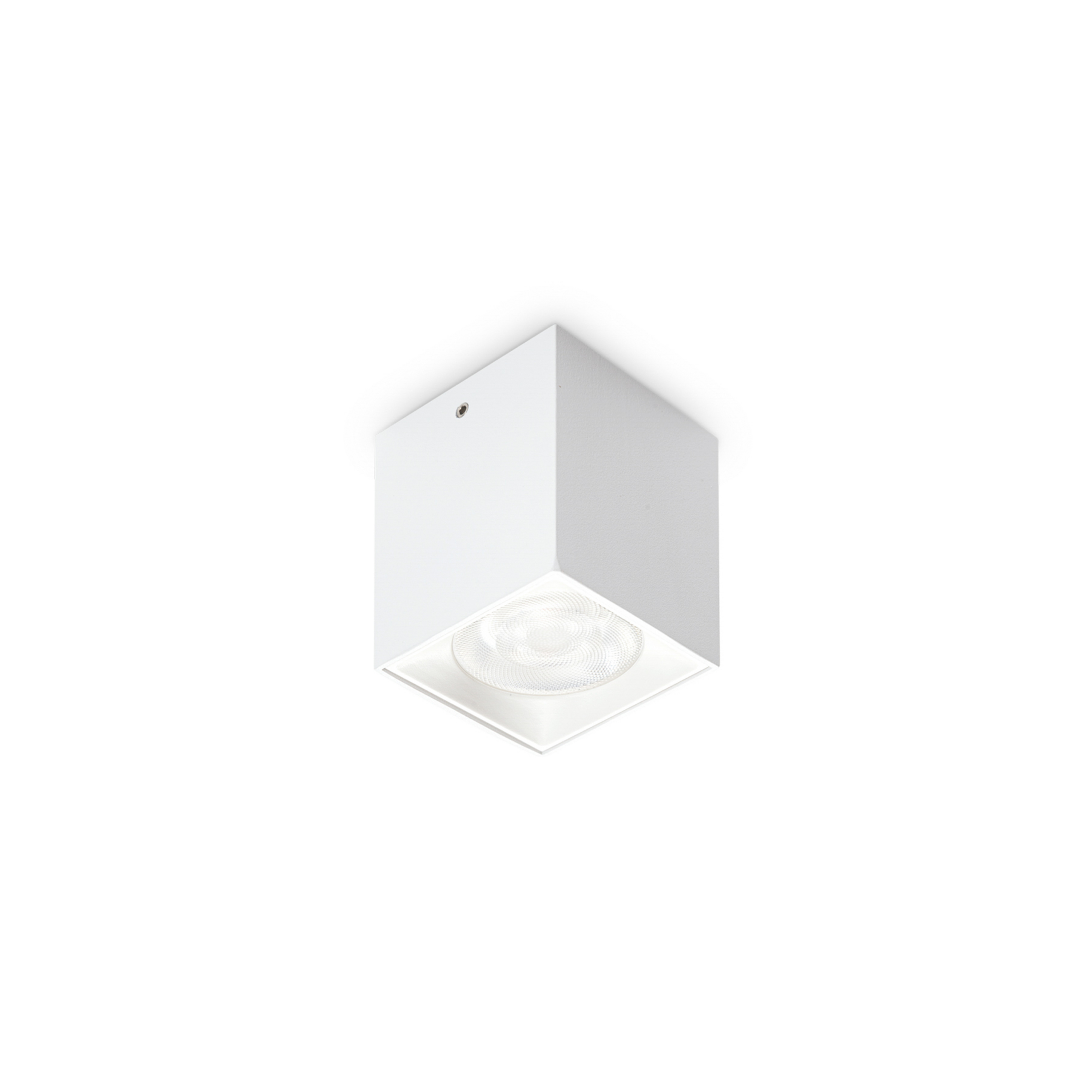 Ideal Lux Faretto LED Dot Square, bianco, alluminio, 3.000 K