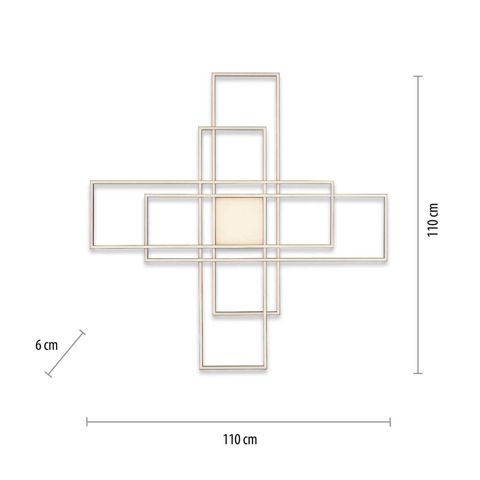 Paul Neuhaus Q-ASMIN lampa sufitowa LED 110x110 cm