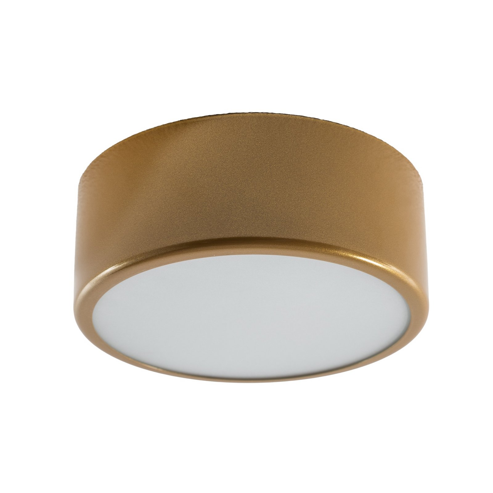 Таванна лампа Cleo 200, златна, сензорна, IP20, Ø 20 cm, E27