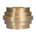 Scudo wall light, brass, width 20 cm, aluminium, G9