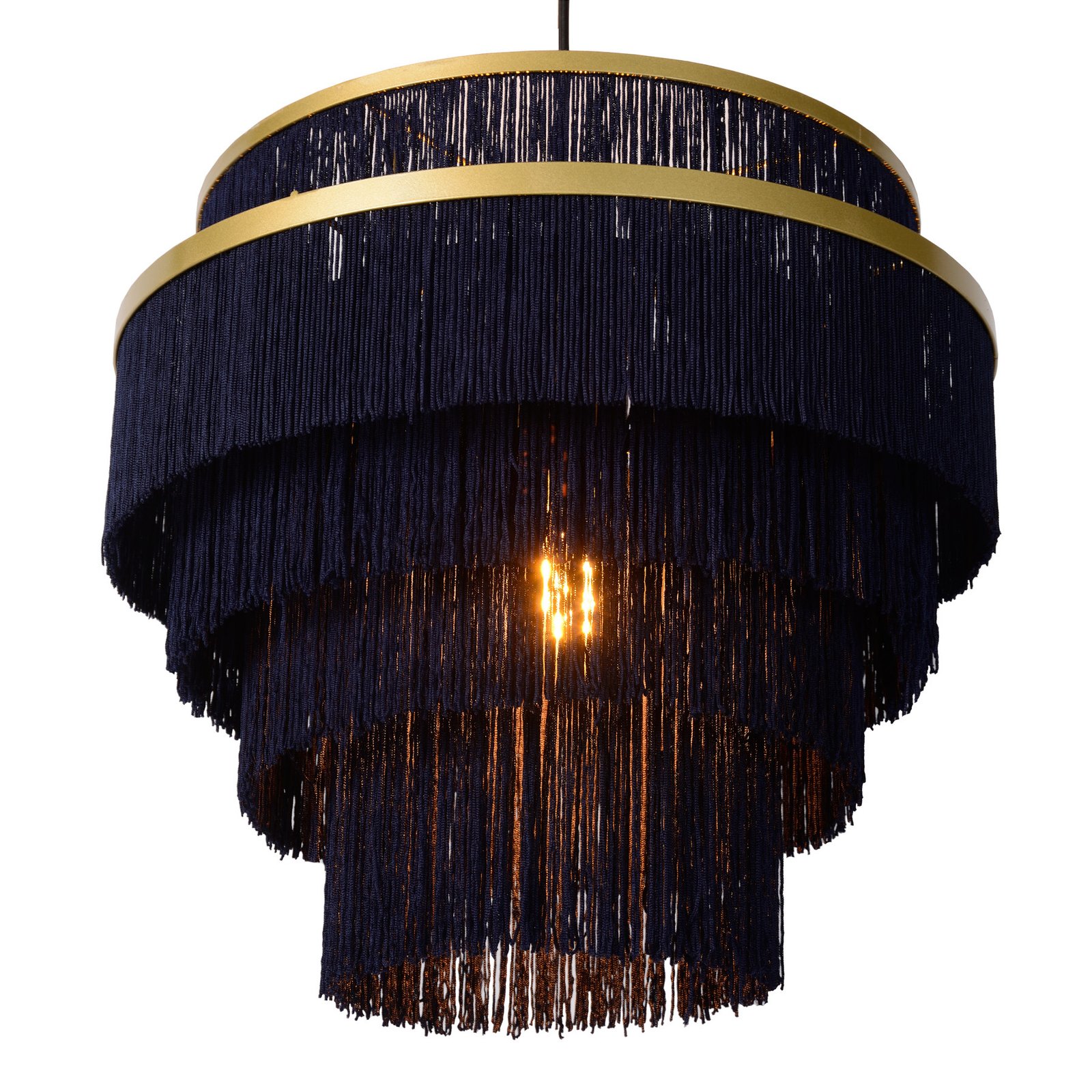 Extravaganza Frills hængelampe med frynser, Ø42cm