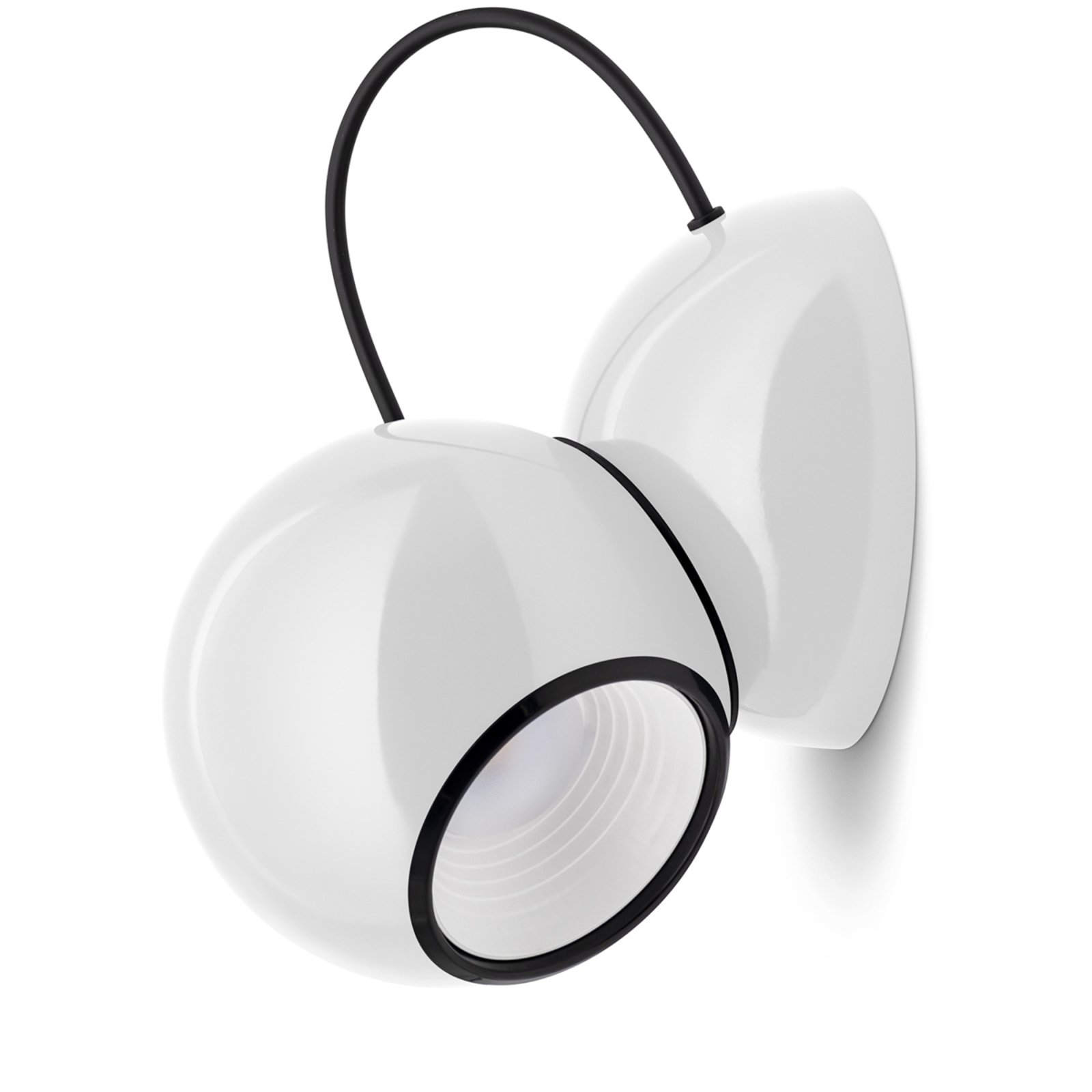 Applique a LED Gravitino, bianca, orientabile - Stilnovo Applique a LED Gravitino, bianca, orientabile - Stilnovo