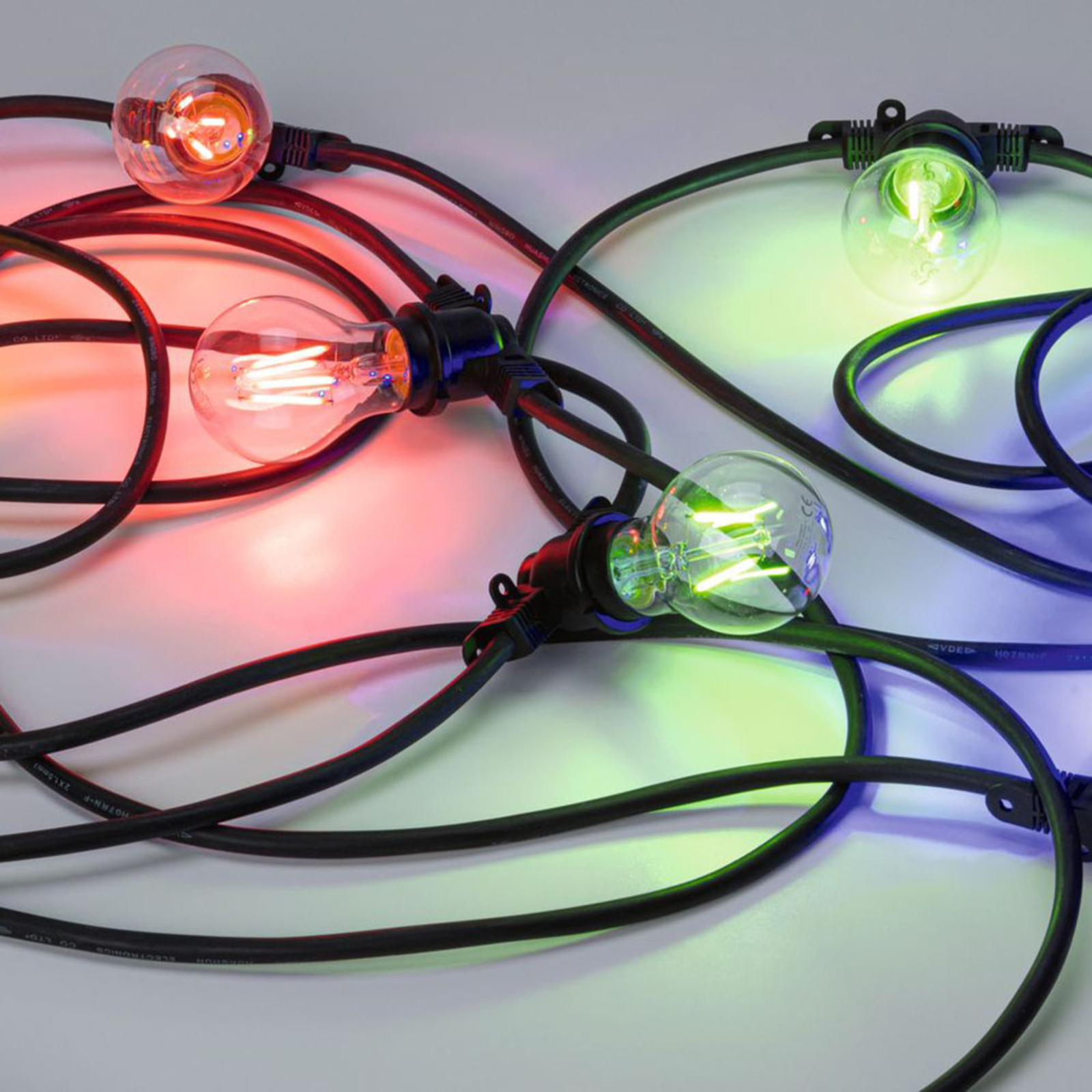 Paulmann House string lights for outdoors, plastic, E27, 10 W, energy efficiency: A++, L: 850 cm