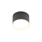 Mathea Round LED Plafonieră Exterior Dark Grey - Lindby